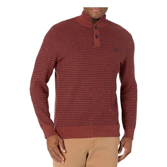 Chaps Men's Classic Fit Twist Button Mock Pullover Knit Sweater XXL - Picture 1 of 8